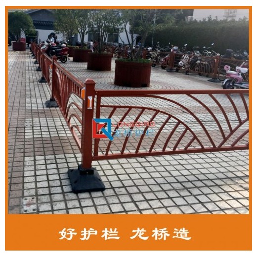 上?；ㄊ降缆犯綦x護(hù)欄 上海景區(qū)鍍鋅鋼噴塑護(hù)欄 龍橋公司